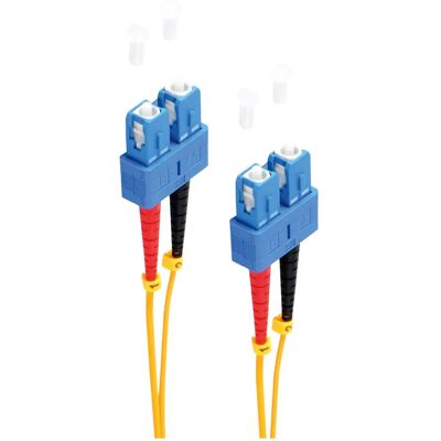 Câble à fibre optique Shiverpeaks BS77823 - 2m OS1/OS2 SC Duplex - Publicité Câble à fibre optique Shiverpeaks BS77823 - 2m OS1/OS2 SC Duplex - Publicité