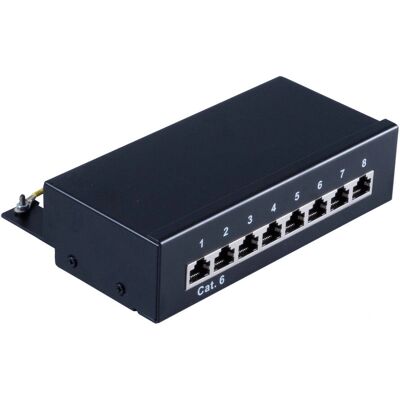 Shiverpeaks BS75059 - Geschirmtes Cat6 Patchpanel - 8 Ports Shiverpeaks BS75059 - Geschirmtes Cat6 Patchpanel - 8 Ports