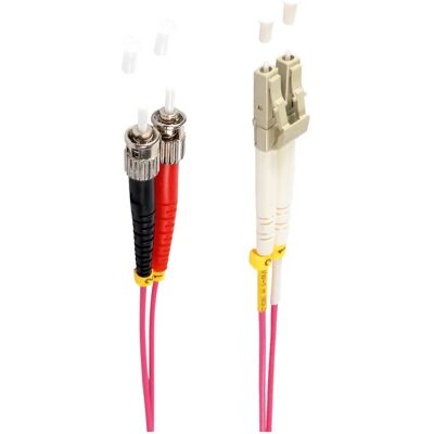 shiverpeaks BS77932/4 - 5 m OM4 Violetter Glasfaser Kabel LC ST shiverpeaks BS77932/4 - 5 m OM4 Violetter Glasfaser Kabel LC ST