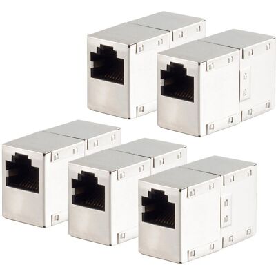 Adaptador de cable de red Cat.5 Shiverpeaks BS75005MSS - 5 piezas Adaptador de cable de red Cat.5 Shiverpeaks BS75005MSS - 5 piezas