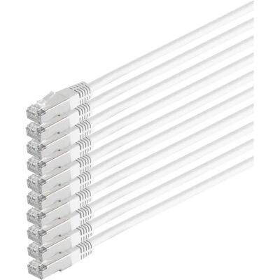 S/CONN 75711-H0.25W-SET10 Netzwerkkabel Weiß - Cat6 S/FTP S/CONN 75711-H0.25W-SET10 Netzwerkkabel Weiß - Cat6 S/FTP