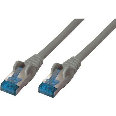 S/CONN CAT6a 0,5m Netzwerk Kabel - Grau S/CONN CAT6a 0,5m Netzwerk Kabel - Grau
