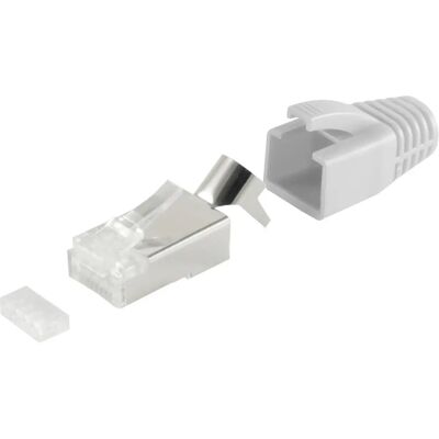 Shiverpeaks 72067-10GR Modularer RJ45 Netzanschluss - Grau & Weiß Shiverpeaks 72067-10GR Modularer RJ45 Netzanschluss - Grau & Weiß