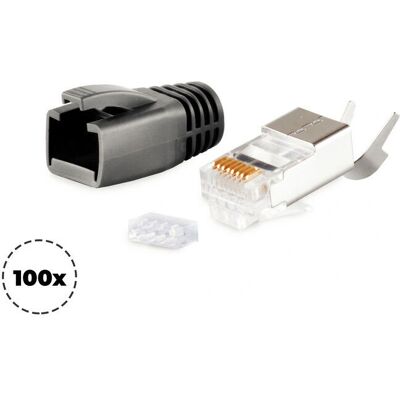 Shiverpeaks BS72067-100S RJ-45 Schwarz Kabelverbinder - Netzmodulstecker Shiverpeaks BS72067-100S RJ-45 Schwarz Kabelverbinder - Netzmodulstecker