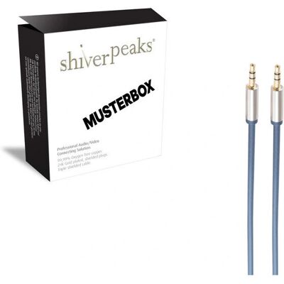 Shiverpeaks Marke Modell - Professionelles Audio Kabel 3m Blau Shiverpeaks Marke Modell - Professionelles Audio Kabel 3m Blau