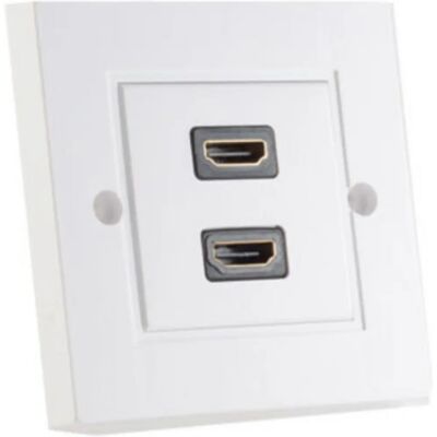 Shiverpeaks 79500-2 Prise HDMI Murale - Blanc Shiverpeaks 79500-2 Prise HDMI Murale - Blanc