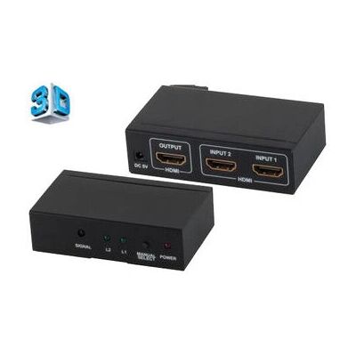 Shiverpeaks HDMI Umschalter - 2 x HDMI, Schwarz, 4K2K Shiverpeaks HDMI Umschalter - 2 x HDMI, Schwarz, 4K2K