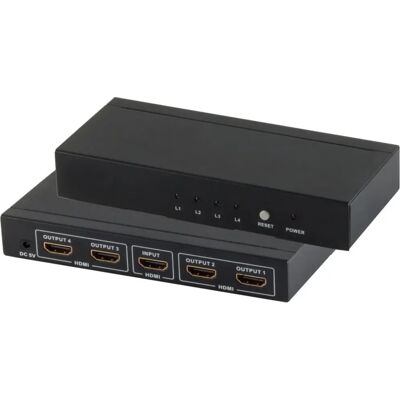 Diviseur HDMI Shiverpeaks SP05-03004 - 4K2K, 3D, 4 Sorties - Publicité Diviseur HDMI Shiverpeaks SP05-03004 - 4K2K, 3D, 4 Sorties - Publicité