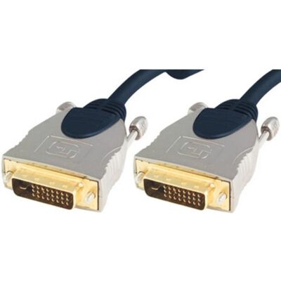 shiverpeaks SP77447 - 7,5 m DVI-D Video Kabel Chrom & Blau shiverpeaks SP77447 - 7,5 m DVI-D Video Kabel Chrom & Blau