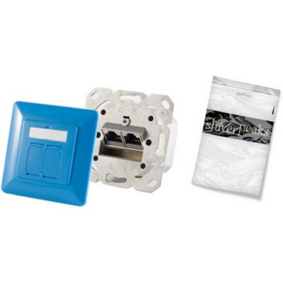 Shiverpeaks BS74280-B 2 x RJ-45 Categoria 6a - Presa Shiverpeaks BS74280-B 2 x RJ-45 Categoria 6a - Presa