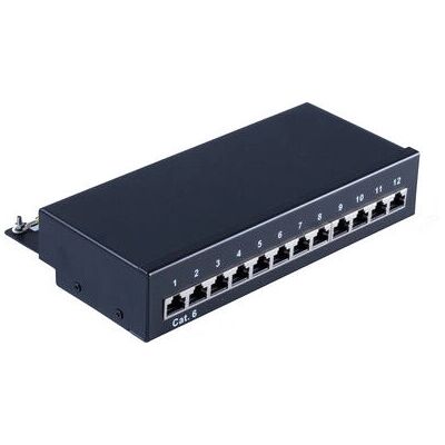 Shiverpeaks BS75072 Patchpanel - 12-Port Cat.6 1U Shiverpeaks BS75072 Patchpanel - 12-Port Cat.6 1U