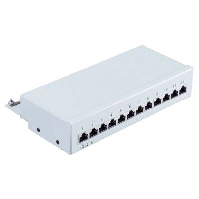 Shiverpeaks BS75073 Patchpanel 12-Port Cat.6 1U Shiverpeaks BS75073 Patchpanel 12-Port Cat.6 1U