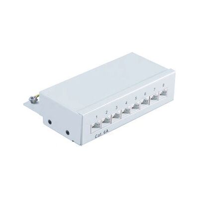 Shiverpeaks BS75075 8-Port Cat.6a Patchpanel - 1U Metall Grau Shiverpeaks BS75075 8-Port Cat.6a Patchpanel - 1U Metall Grau