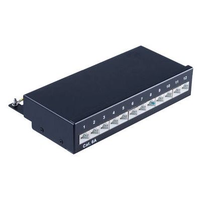 Shiverpeaks BS75076 Patch Panel 12 Port 1U Schwarz Shiverpeaks BS75076 Patch Panel 12 Port 1U Schwarz