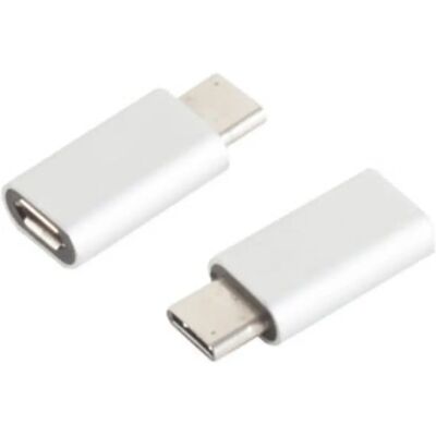 Shiverpeaks USB Typ-C 3.1 Micro USB B Adapter - Silber Shiverpeaks USB Typ-C 3.1 Micro USB B Adapter - Silber