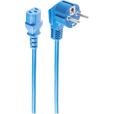Shiverpeaks BS09-05051 Stromkabel - Blau, 5m, CEE7/7 auf C13 Shiverpeaks BS09-05051 Stromkabel - Blau, 5m, CEE7/7 auf C13