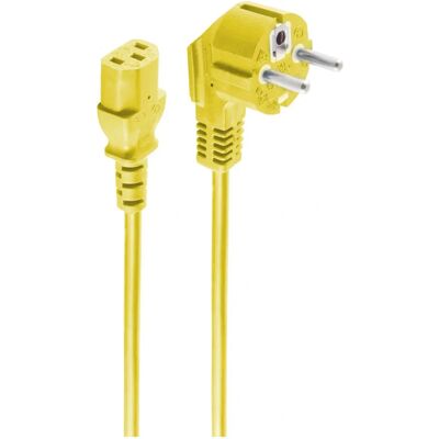 Cavo di Alimentazione Shiverpeaks BS09-05052 - 5m Giallo CEE7/7 C13 Cavo di Alimentazione Shiverpeaks BS09-05052 - 5m Giallo CEE7/7 C13