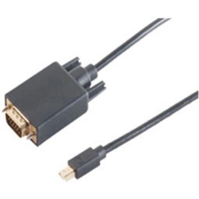 Adattatore cavo video Shiverpeaks BS10-54035 - 2m, VGA, Mini DisplayPort, Nero Adattatore cavo video Shiverpeaks BS10-54035 - 2m, VGA, Mini DisplayPort, Nero