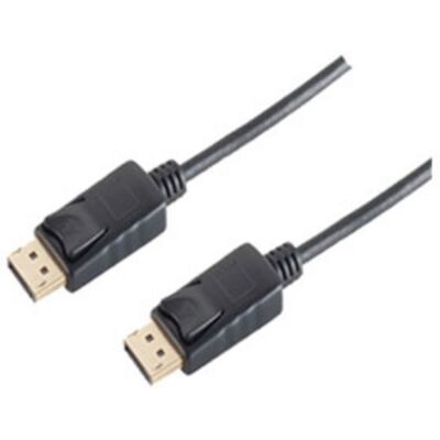 Câble DisplayPort Shiverpeaks BS10-50055 - 5 m - Noir - Publicité Câble DisplayPort Shiverpeaks BS10-50055 - 5 m - Noir - Publicité