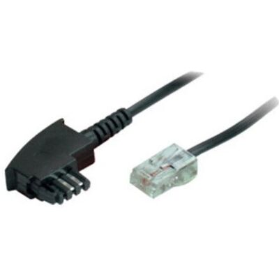 Shiverpeaks BS70002-10 Telephone Cable - 10m Black Shiverpeaks BS70002-10 Telephone Cable - 10m Black