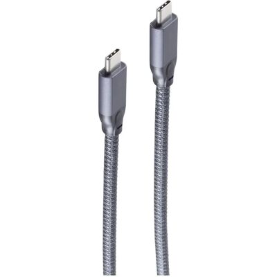 Shiverpeaks USB C 2m USB 3.2 Gen 2 Gris Shiverpeaks USB C 2m USB 3.2 Gen 2 Gris