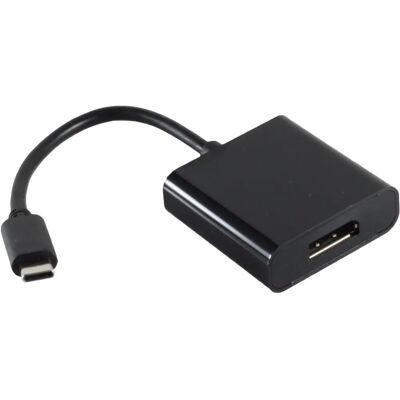 Adattatore S-Conn USB-C a DisplayPort 0,2 m Nero Adattatore S-Conn USB-C a DisplayPort 0,2 m Nero