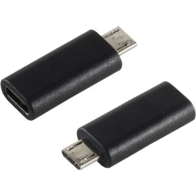 S/CONN 14-05019 Adattatore cavo USB 2.0 Micro B a USB 3.1 C - Nero S/CONN 14-05019 Adattatore cavo USB 2.0 Micro B a USB 3.1 C - Nero