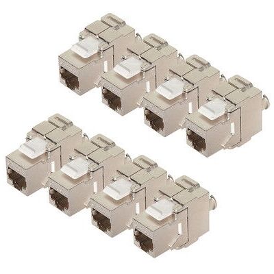 Shiverpeaks BS75004-8 Stainless Steel Flat Network Module - 8 Pack Shiverpeaks BS75004-8 Stainless Steel Flat Network Module - 8 Pack