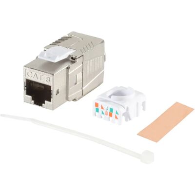 Shiverpeaks BS08-45003 - CAT 8,1 Abschirmtes Keystone Modul Shiverpeaks BS08-45003 - CAT 8,1 Abschirmtes Keystone Modul