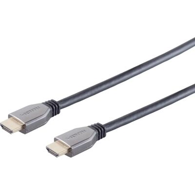 S/CONN HDMI Kabel - 1m Ultra High Speed 10K Schwarz S/CONN HDMI Kabel - 1m Ultra High Speed 10K Schwarz