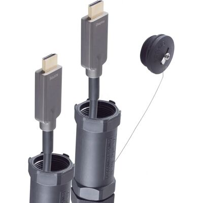 Shiverpeaks -BASIC-S--HDMI Anschlusskabel-Optisches HDMI Trittfest (Armored) Kabel, 4K, 30,0m Shiverpeaks -BASIC-S--HDMI Anschlusskabel-Optisches HDMI Trittfest (Armored) Kabel, 4K, 30,0m