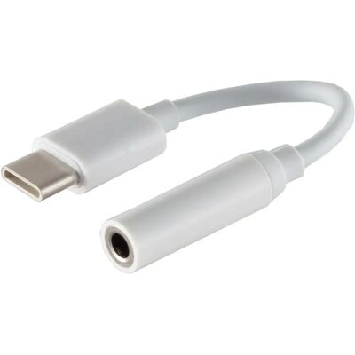 Shiverpeaks BS14-05020 Weiß 0,1 m USB C auf 3,5 mm Kabel Shiverpeaks BS14-05020 Weiß 0,1 m USB C auf 3,5 mm Kabel
