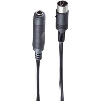 Câble audio Shiverpeaks BS30201 - 0,2m DIN à 6,35mm noir Câble audio Shiverpeaks BS30201 - 0,2m DIN à 6,35mm noir