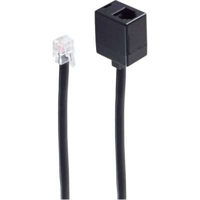 Câble Téléphone Shiverpeaks BS70230-6/6 10m Noir Câble Téléphone Shiverpeaks BS70230-6/6 10m Noir