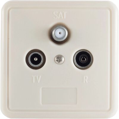 Shiverpeaks BS15-93011 Beige Satellit- und TV-Steckdose Shiverpeaks BS15-93011 Beige Satellit- und TV-Steckdose