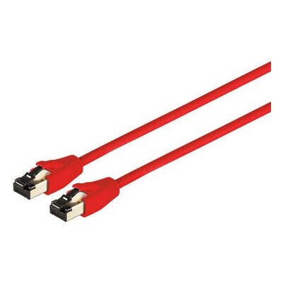 S/CONN 08-41014 Rotes Netzwerkkabel - Kategorie 8.1 F/FTP - 0,5m S/CONN 08-41014 Rotes Netzwerkkabel - Kategorie 8.1 F/FTP - 0,5m