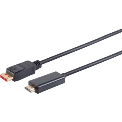 S/CONN 10-71065 Adaptateur câble DisplayPort HDMI - Noir 7,5 m S/CONN 10-71065 Adaptateur câble DisplayPort HDMI - Noir 7,5 m