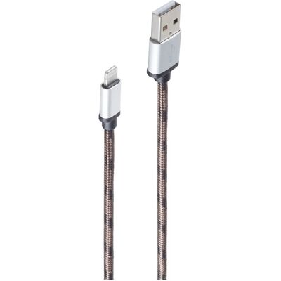 Shiverpeaks BS14-50075 Lightning-Kabel - 0,3 m - Braun - USB A Shiverpeaks BS14-50075 Lightning-Kabel - 0,3 m - Braun - USB A