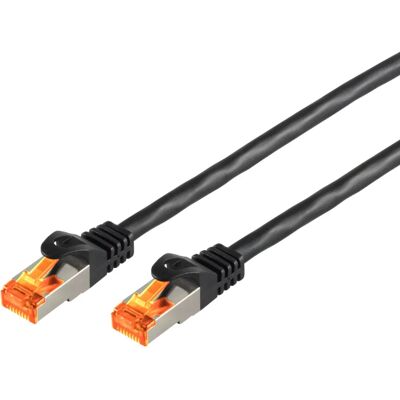 S/CONN 08-26065 Buiten Cat6a S/FTP Netwerkkabel - Zwart S/CONN 08-26065 Buiten Cat6a S/FTP Netwerkkabel - Zwart