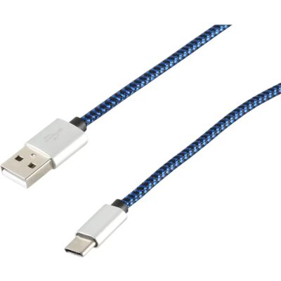 S/CONN 14-50021 USB Kabel - USB 2.0 - 0,9 m - Blau - Produkttyp S/CONN 14-50021 USB Kabel - USB 2.0 - 0,9 m - Blau - Produkttyp