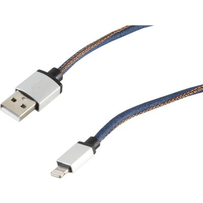 S-Conn 14-50025 Cavo Lightning Blu 1 m S-Conn 14-50025 Cavo Lightning Blu 1 m