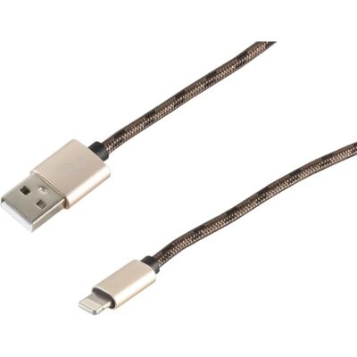 S/CONN 14-50078 Lightning Kabel - 0,9 m - Braun S/CONN 14-50078 Lightning Kabel - 0,9 m - Braun