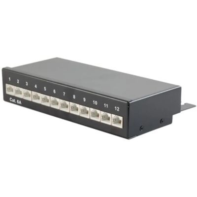 S/CONN 75076 Panneau de brassage - 12 ports Cat6a RJ-45 - Publicité S/CONN 75076 Panneau de brassage - 12 ports Cat6a RJ-45 - Publicité