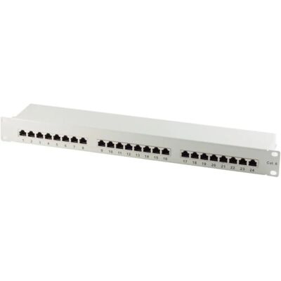 S-Conn 75074 Pannello patch 24 porte 19U - Pannello S-Conn 75074 Pannello patch 24 porte 19U - Pannello