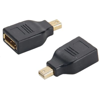 Adaptador S/CONN 10-60001 Mini DisplayPort a DisplayPort - Negro Adaptador S/CONN 10-60001 Mini DisplayPort a DisplayPort - Negro