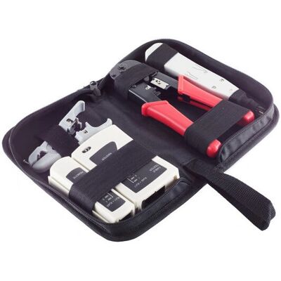 Ensemble d'outils réseau Basic S - 4 pièces, Noir - Publicité Ensemble d'outils réseau Basic S - 4 pièces, Noir - Publicité