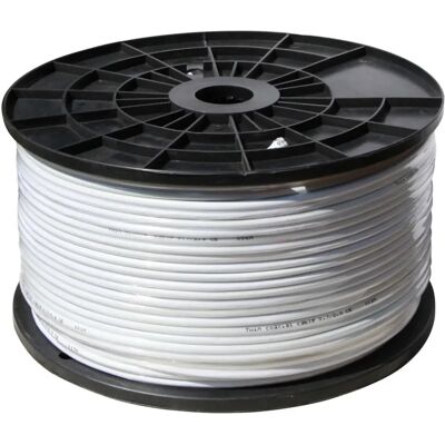 S/CONN 81900-16PSP câble coaxial - 100 m - Blanc - Câble coaxial S/CONN 81900-16PSP câble coaxial - 100 m - Blanc - Câble coaxial