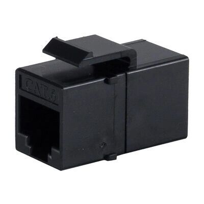 Shiverpeaks Keystone RJ45 Cat6 Netzwerkadapter - Schwarz Shiverpeaks Keystone RJ45 Cat6 Netzwerkadapter - Schwarz
