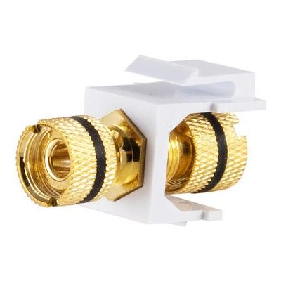 Shiverpeaks 08-10064 Netzwerkadapter - Keystone, vergoldeter Bananenstecker, Schwarz Shiverpeaks 08-10064 Netzwerkadapter - Keystone, vergoldeter Bananenstecker, Schwarz