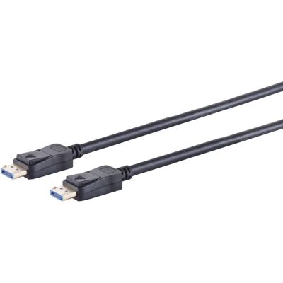 S/CONN Cable DisplayPort - 8K 0.5m Negro S/CONN Cable DisplayPort - 8K 0.5m Negro